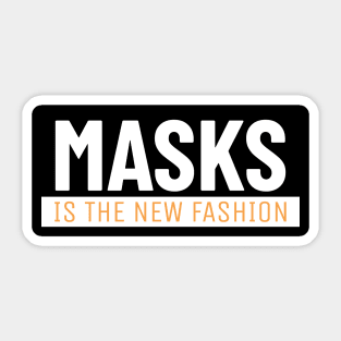 Masks the new fashion Sticker